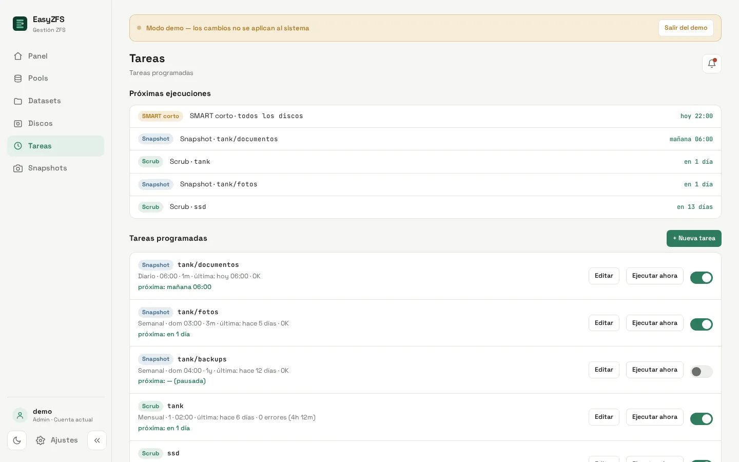 Tasks